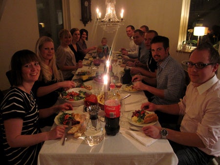 Trevligt sällskap och god mat