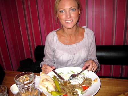 Kebabsallad till mig (bra LCHF alternativ när man äter snabbmat!!)