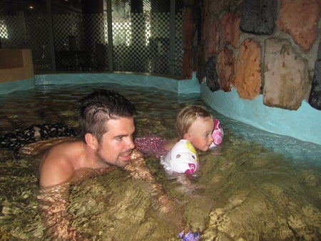 Simmar som en liten fisk :) 