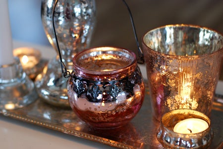 Den söta lilla rosa lyktan hittade jag i lokala blomsteraffären! Blev så glad så jag glömde köpa blommor... 