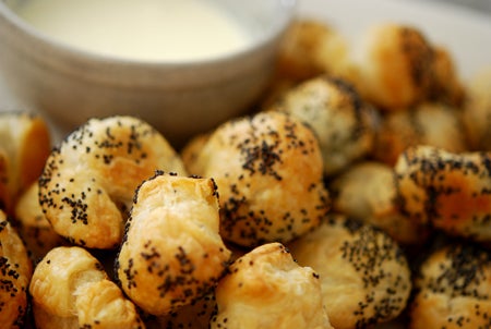 Smördegsinbakade oliver 