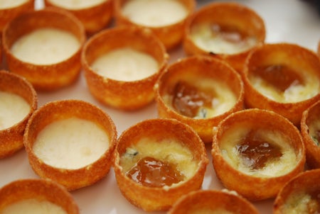 Gratinerade crustader med st Augur och fikonmarmelad