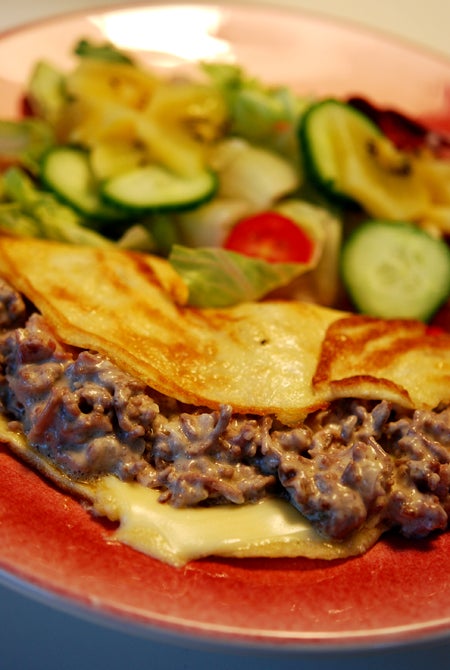 Svårfotad maträtt :) men det var suuuuupergott!!!