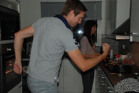 Styrkorna i köket visades upp.. ;)