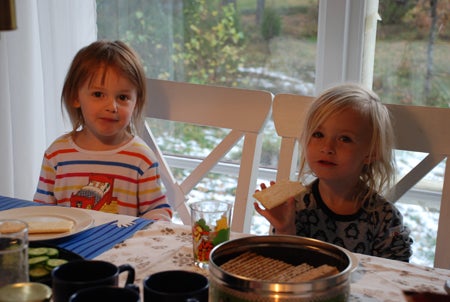 Nyvakna bustroll som sov till 9 :)