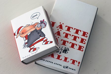 Juliga tändsticksaskar, köpta på Finrummet.