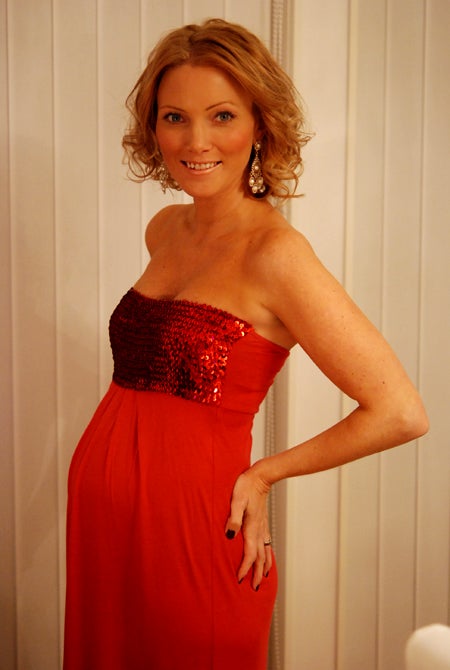 Jag och julkulan var på julfest i helgen.