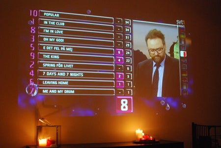 Melodifestivalfinalen på storbildstv!