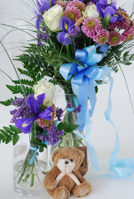 Mor & son-bukett ♥