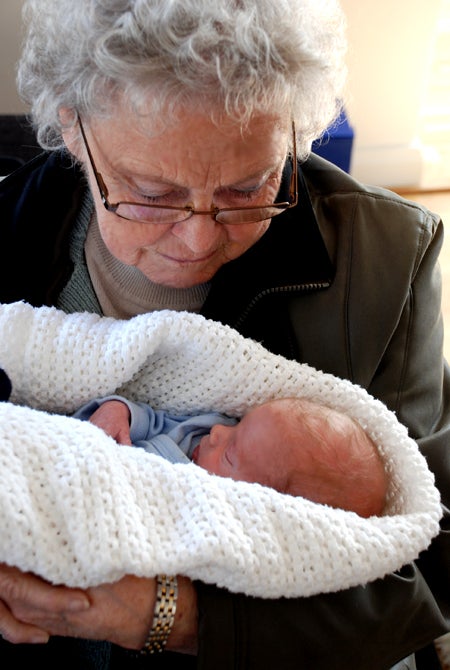 Min fina mormor fick mysa med Sebastian ♥