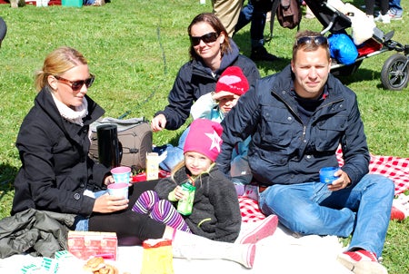 Mysigt med picknick i det gröna dock ;-)