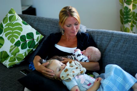 Hela famnen full av sovande barn ♥