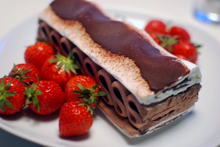 I form av en Wienetta glasstårta ;-) Inte ätit på säkert 15 år, men det är ju riktigt gott!