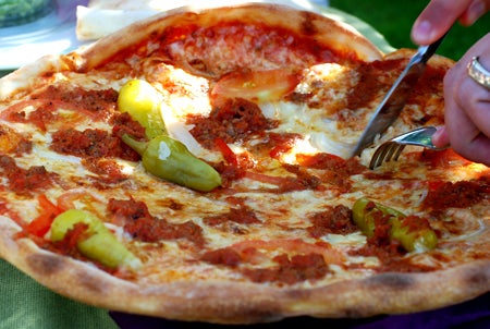 Sneglade liiiite avis på Mickes pizza ;-)