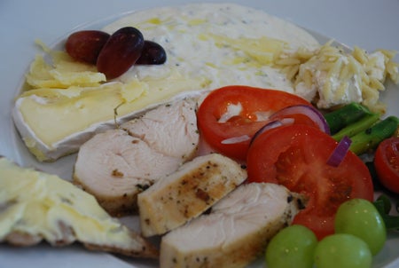 Bröllopsbuffé med lite av varje.