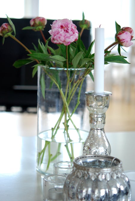 Redan på G att slå ut. Nästa år hoppas jag på att kunna plocka egna i trädgården!