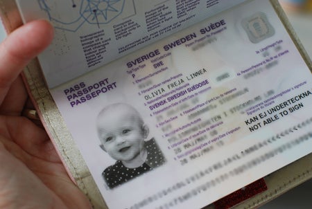 Inte riktigt lik sig på passet va?! ;-)