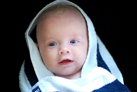 Nybadad liten gosegris ♥