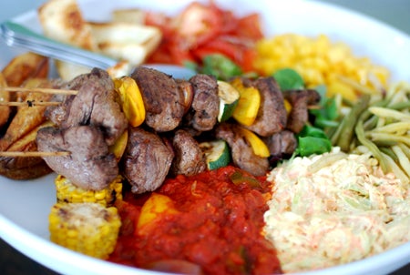 Grilltallrik - här för 3 personer.