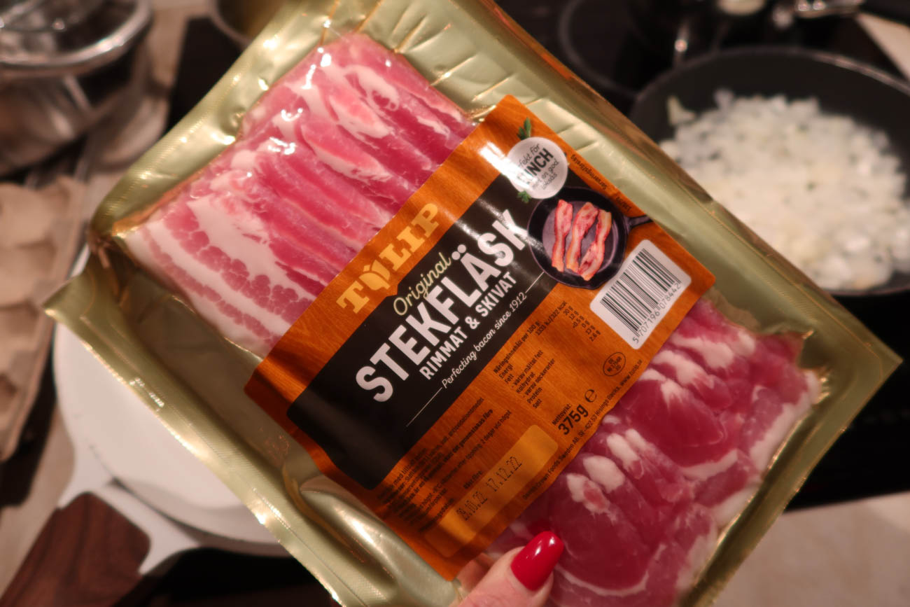 Stekta gnocchi i kryddsmör till falska kroppkakor