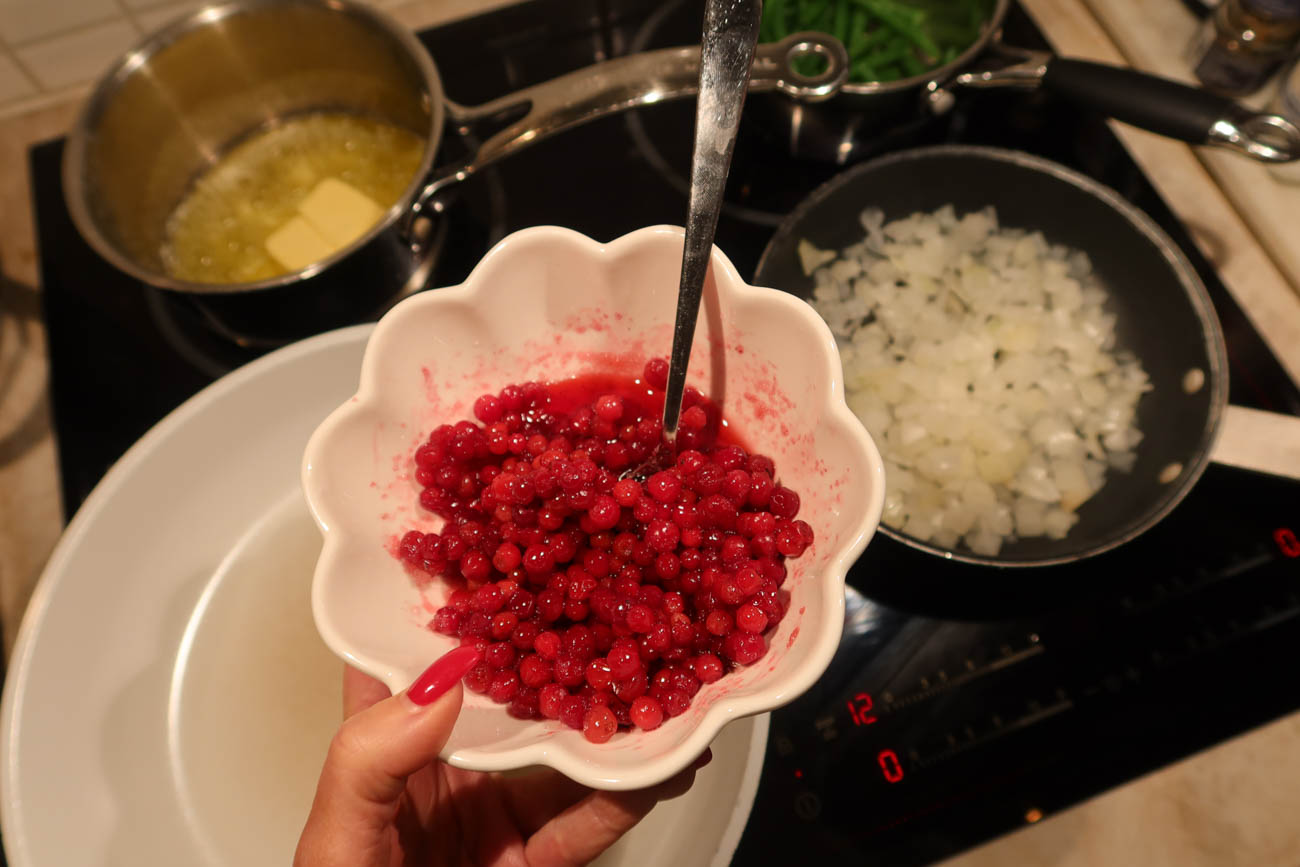 Brynt smör med mortlad kryddpeppar