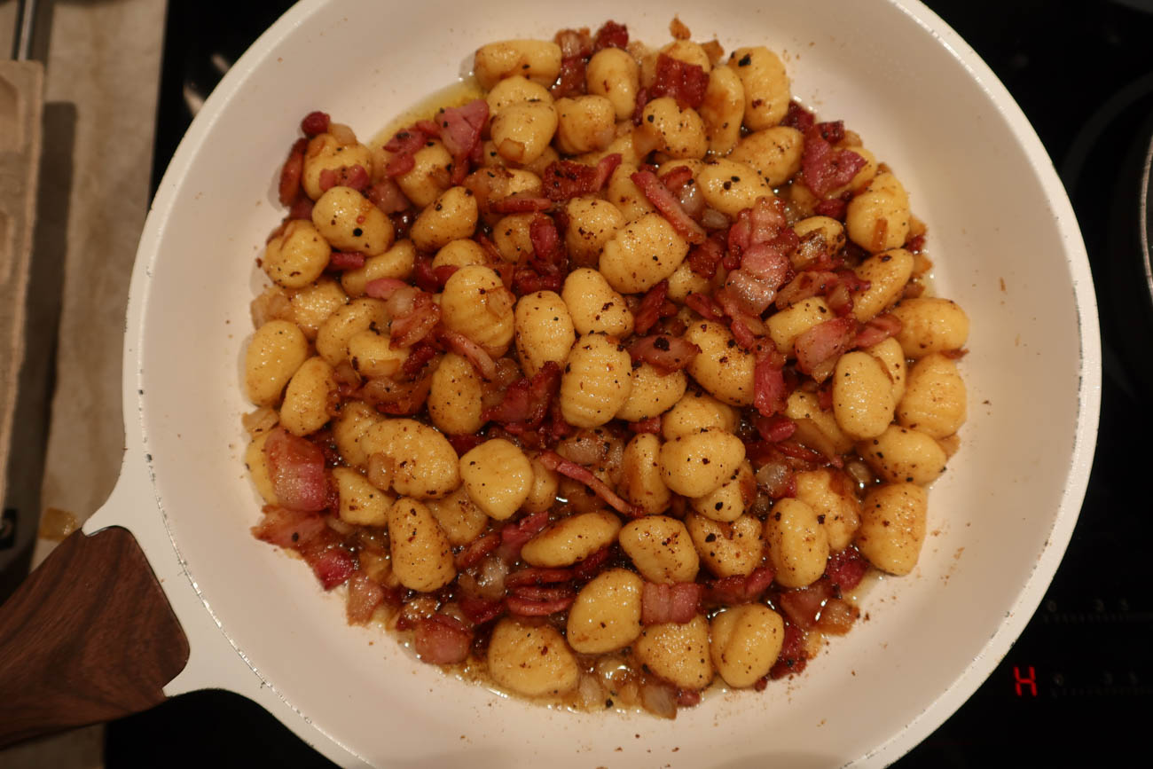 Gnocchi steks i kryddsmör