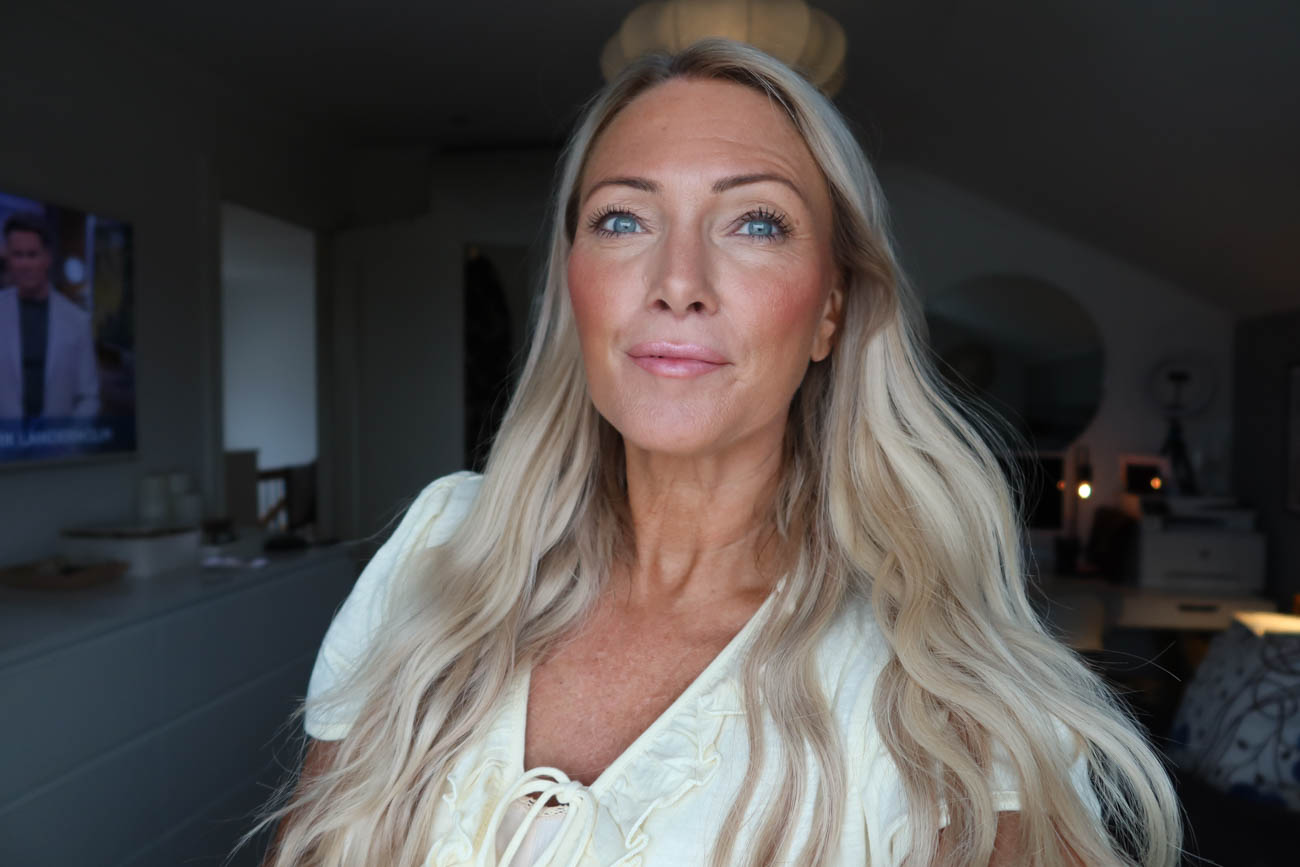 Detalj av stickad tröja