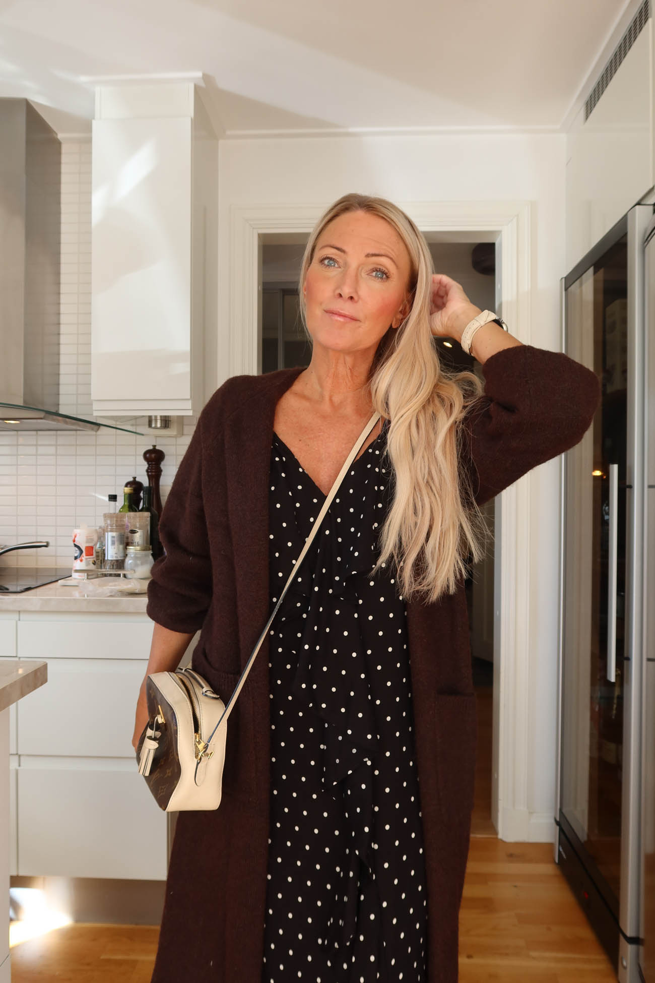 Prickig långklänning från Lindex