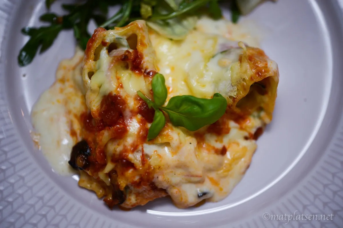 Delitzie alla Romagnola – fyllda pastarullar – Matplatsen