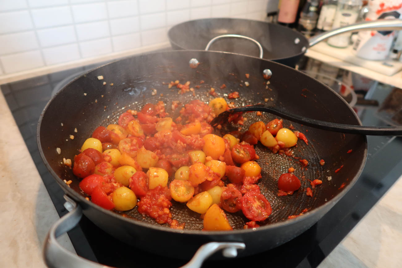 Stekt kebabskav i panna