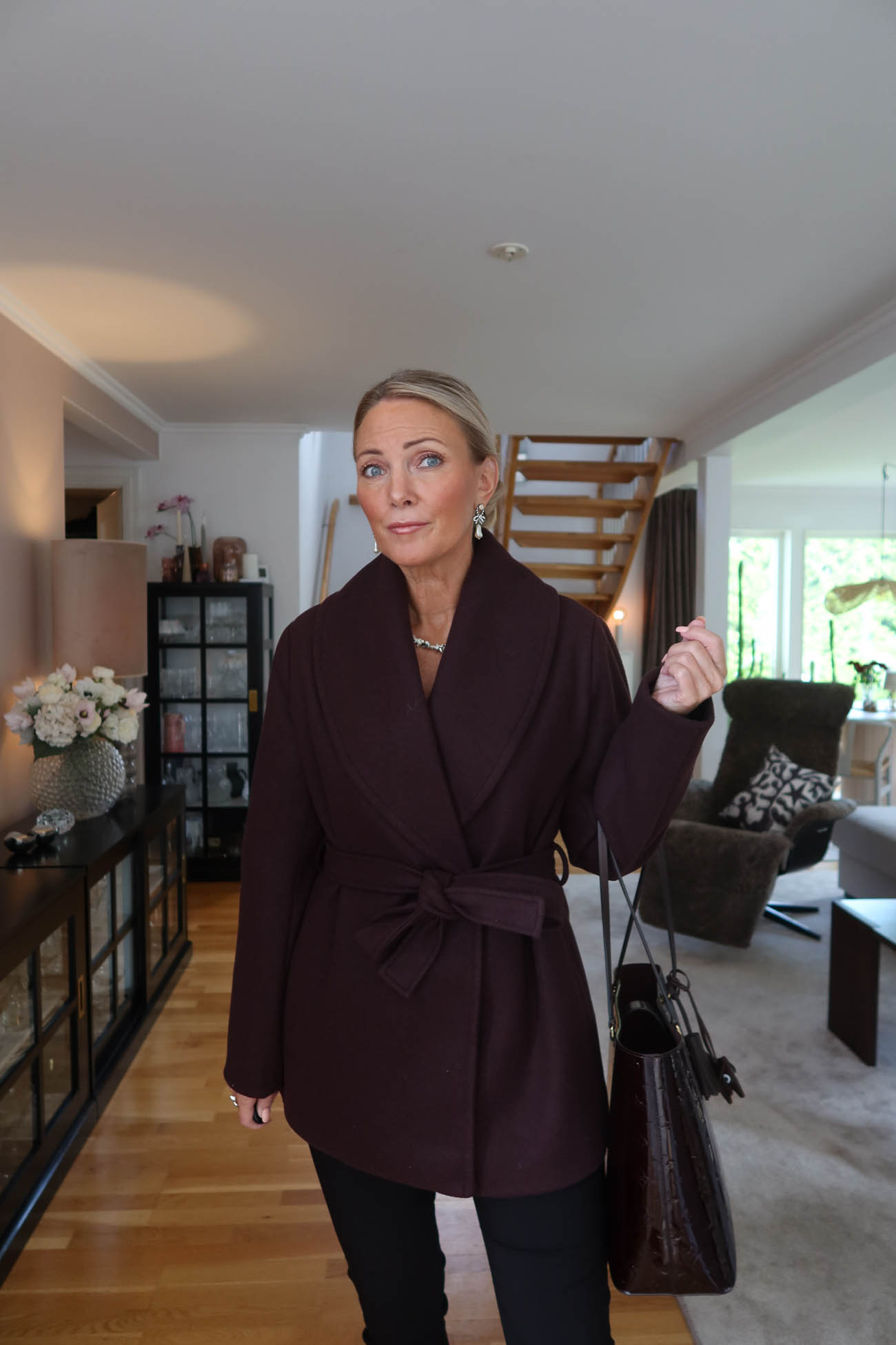 Beige höstkappa – stylad höstlook