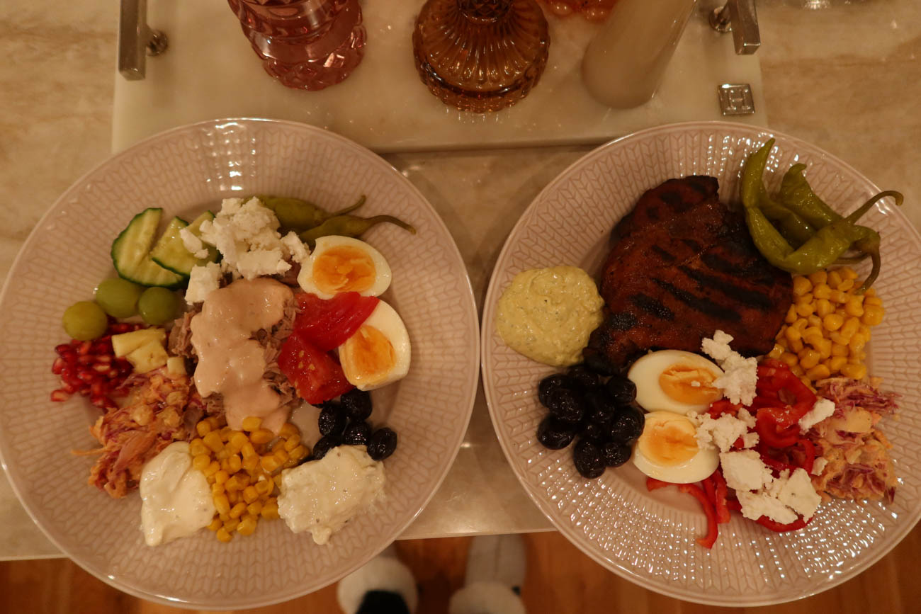 Tonfiskallad från salladsbuffé