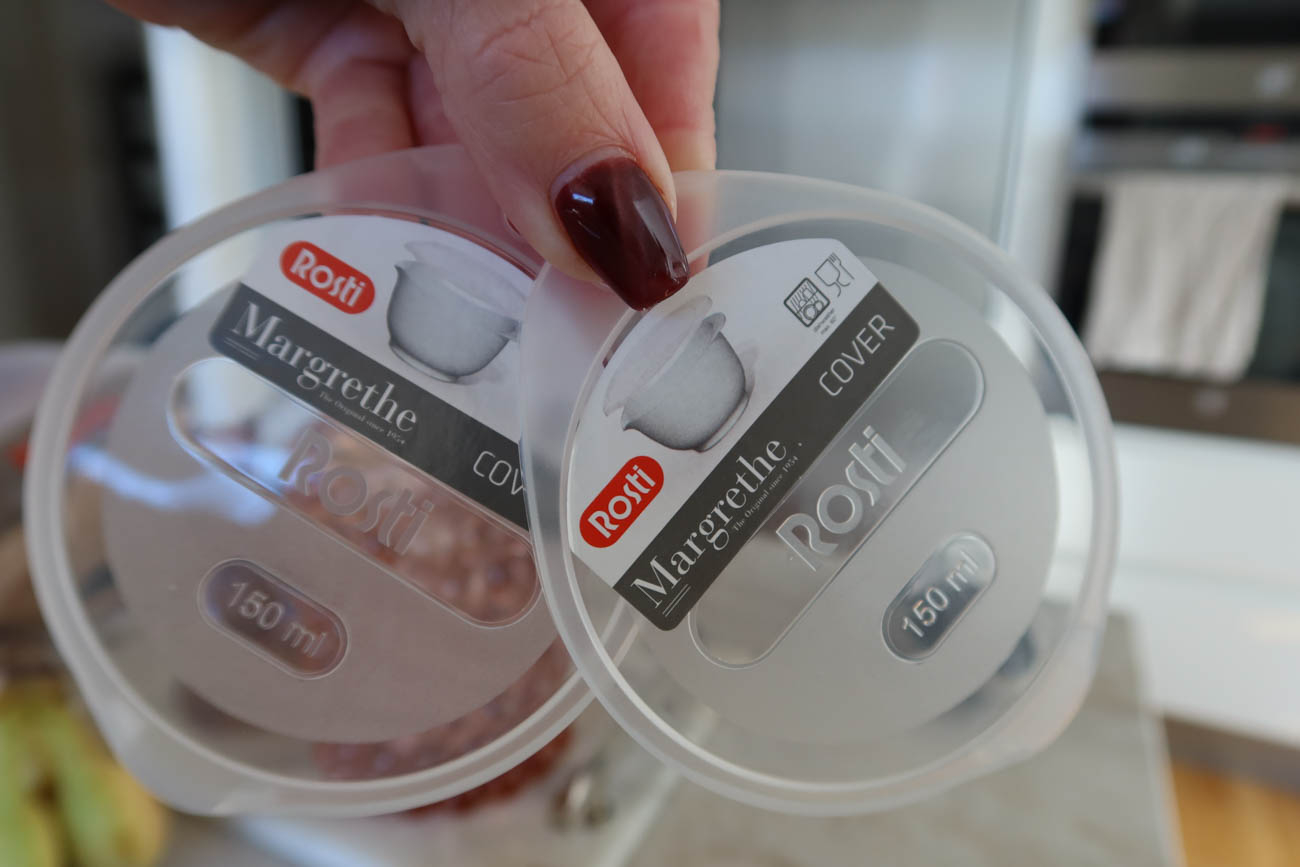 Margretheskålar i olika storlekar