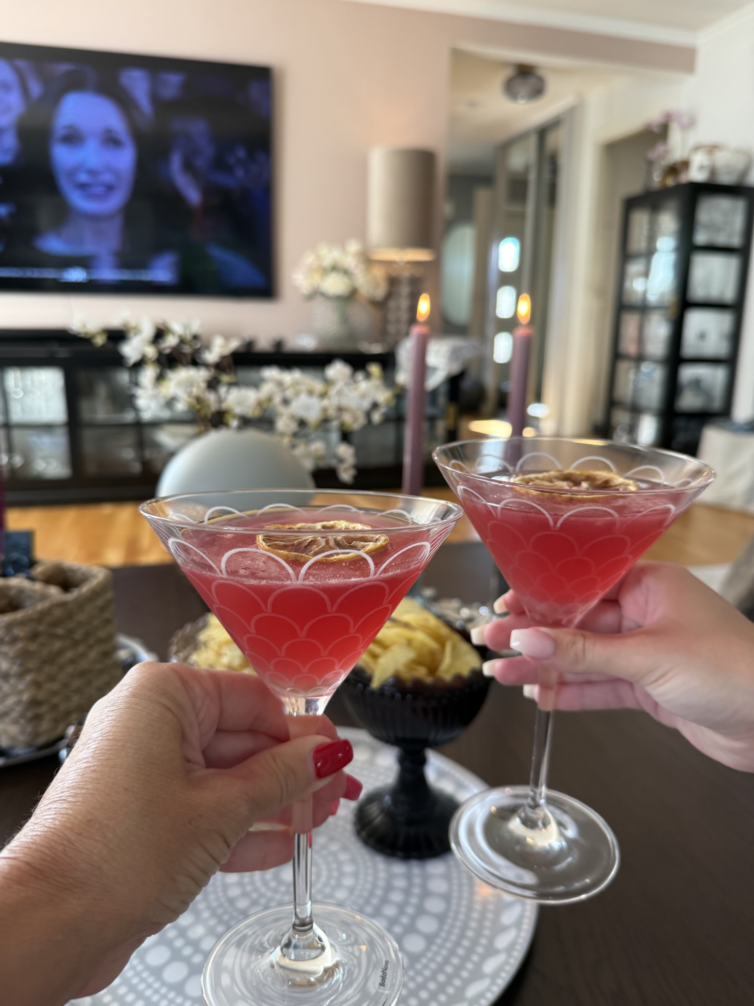 Cosmopolitan kväll med dottern