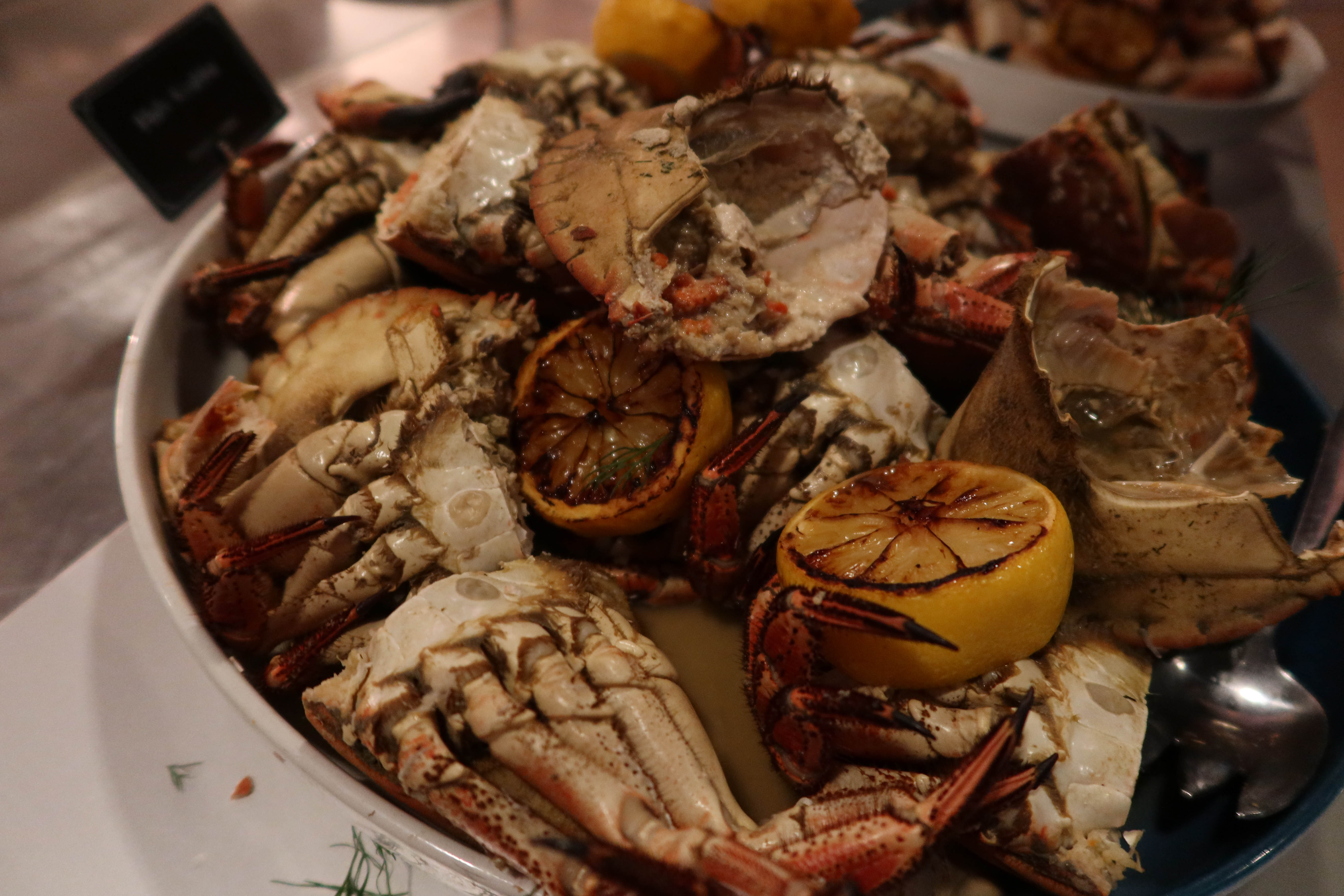 Pepparsås till huvudrätten på Tanumstrand