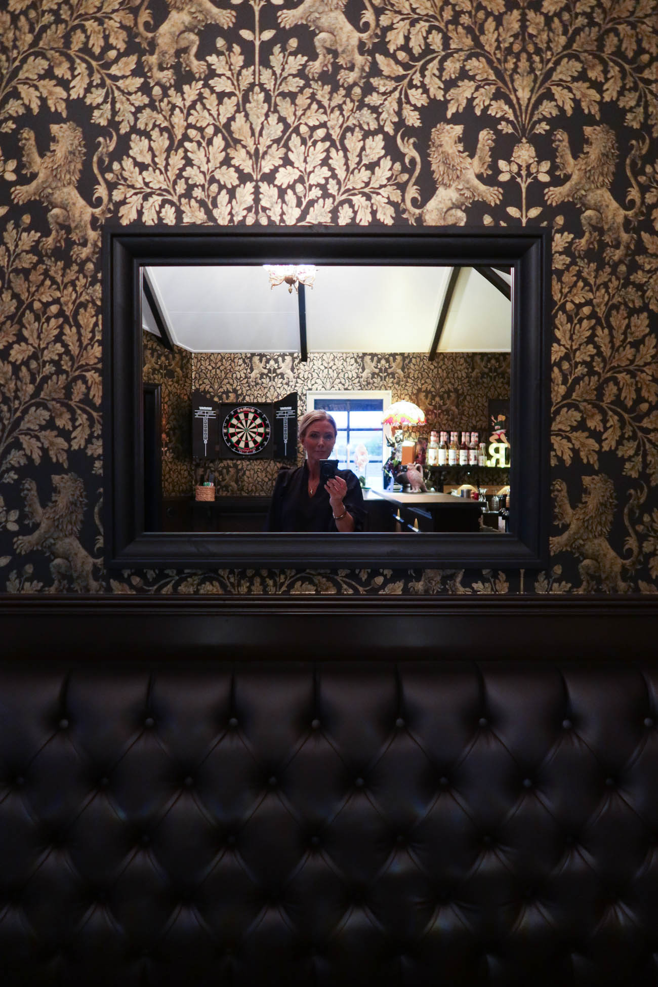 Puben i kvällsbelysning