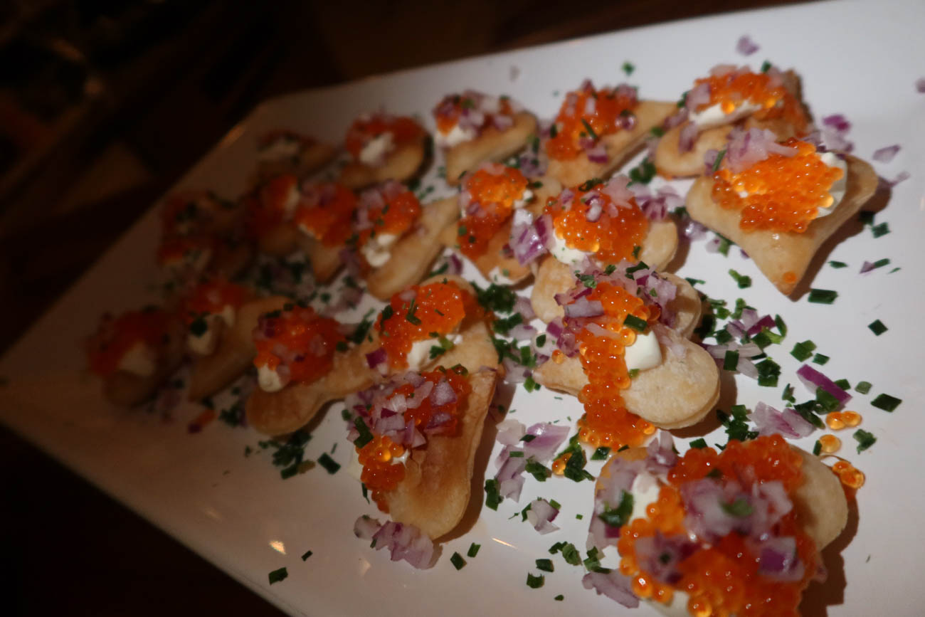 Smördegshjärtan med rom och lök