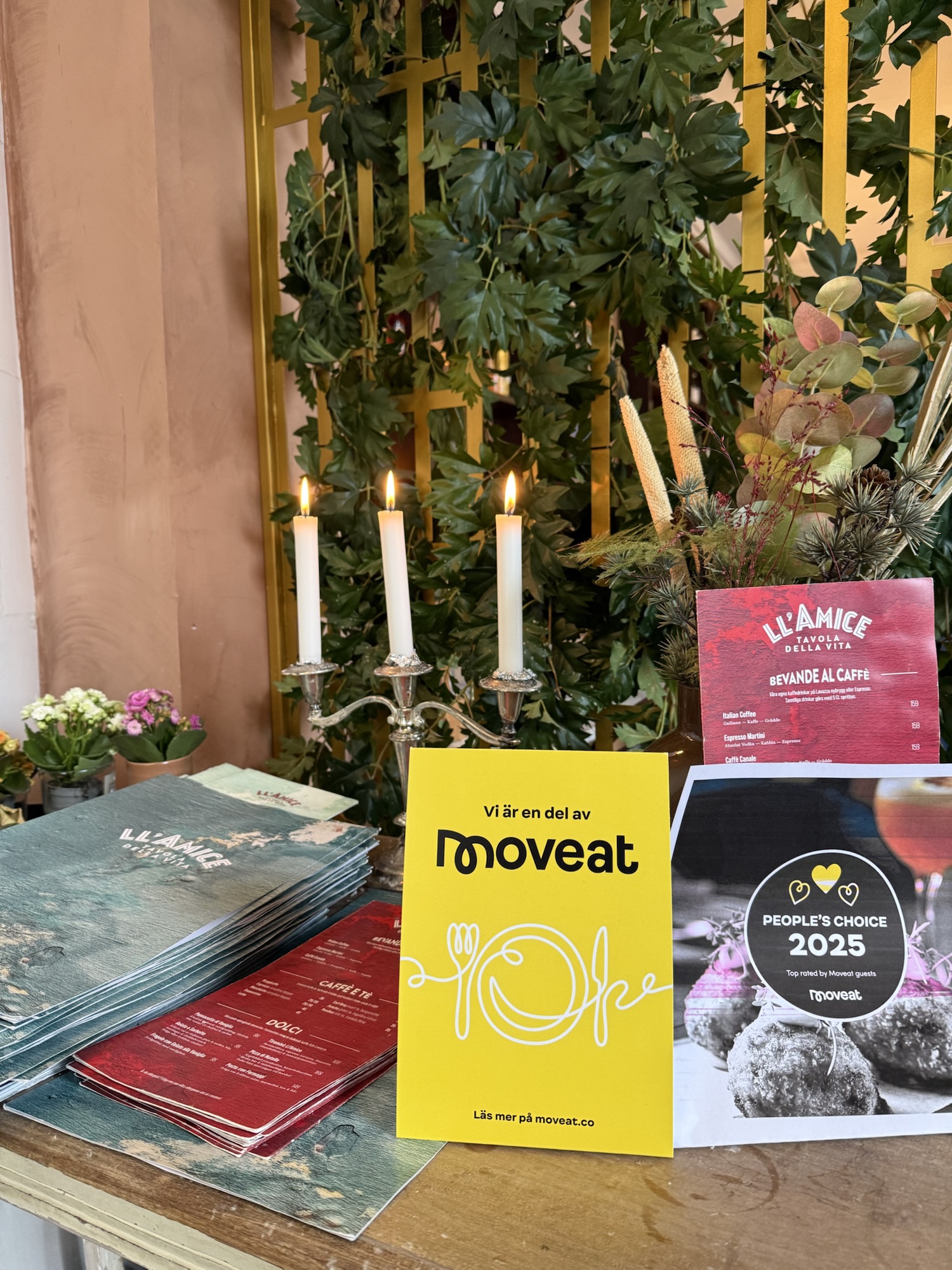 Victoria Riis med vänner under Moveat Örebro