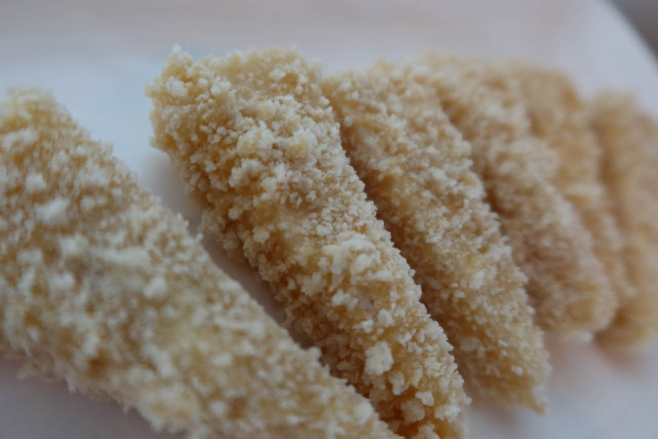 Panerad manchego redo att friteras