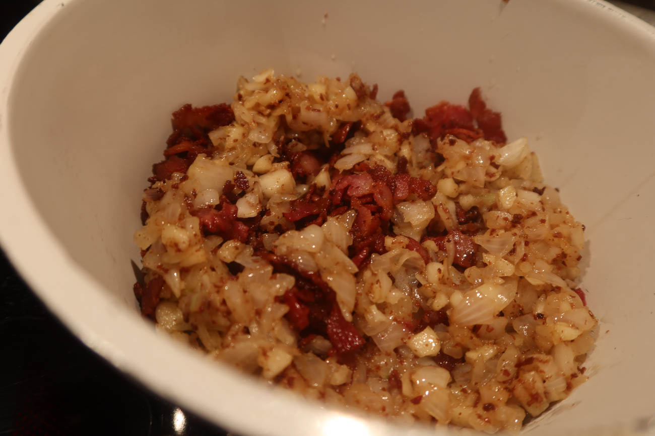 Stekt bacon till baconsylt