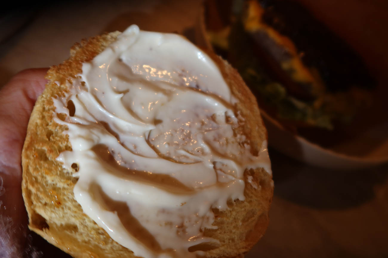 Hamburgare med baconsylt och ost