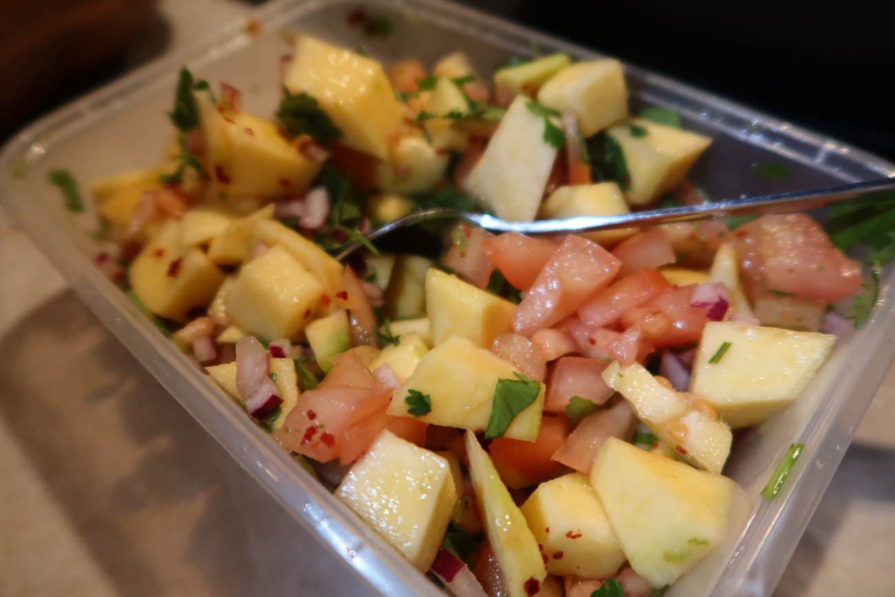 Sticky chicken med mangosalsa – middag från matkasse