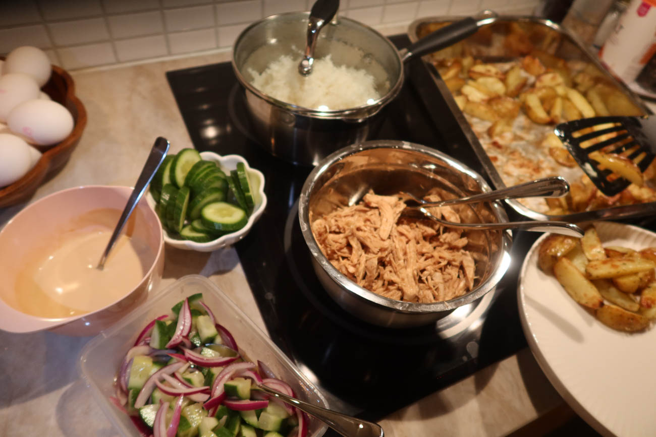 Frukost hos mamma efter passfix