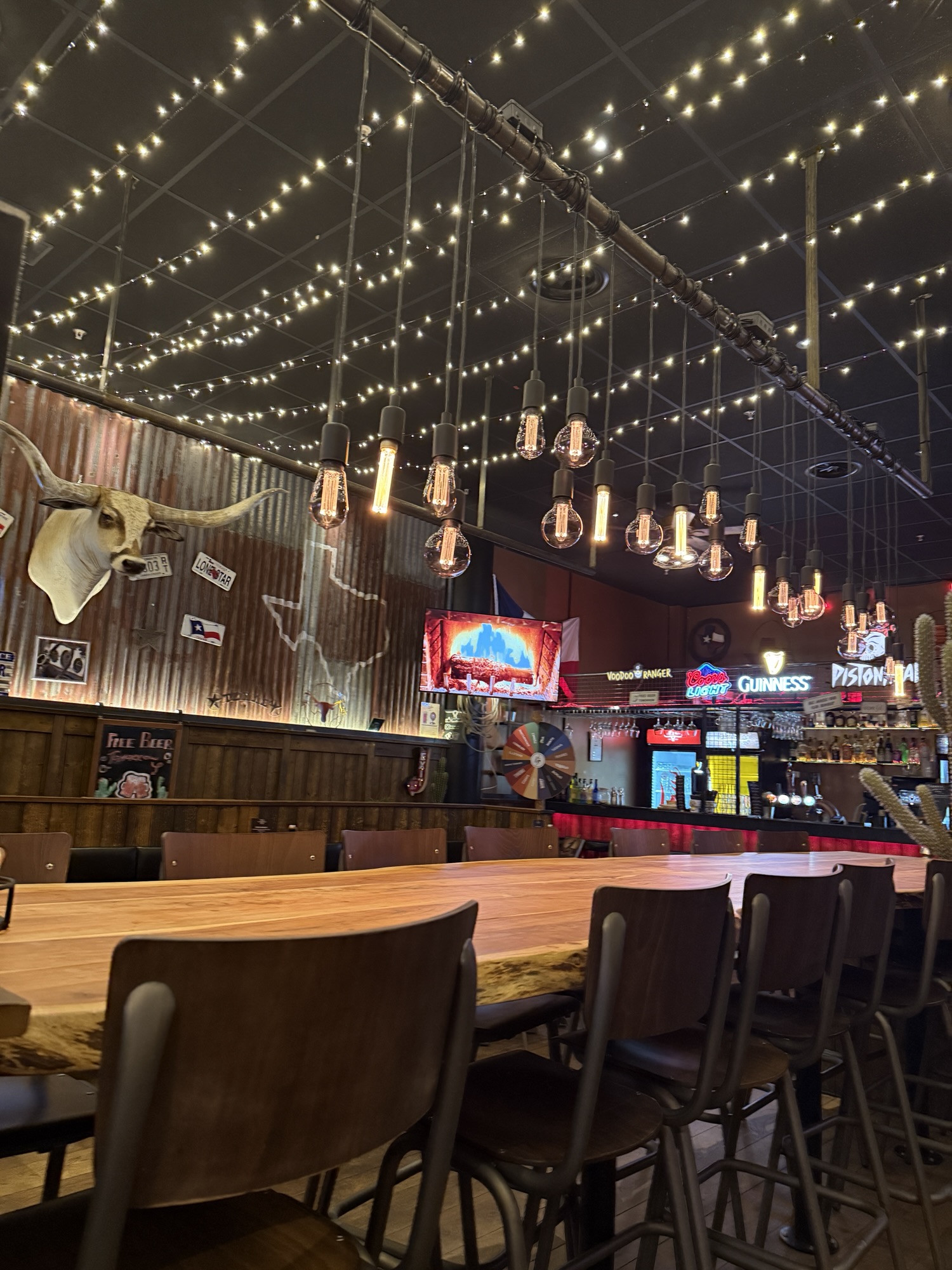 Middag på Texas Longhorn